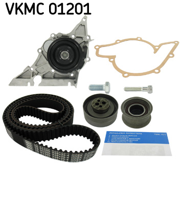 SKF VKMC01201 Vezérlés készlet, fogasszíj szett (szíj+görgők+víz